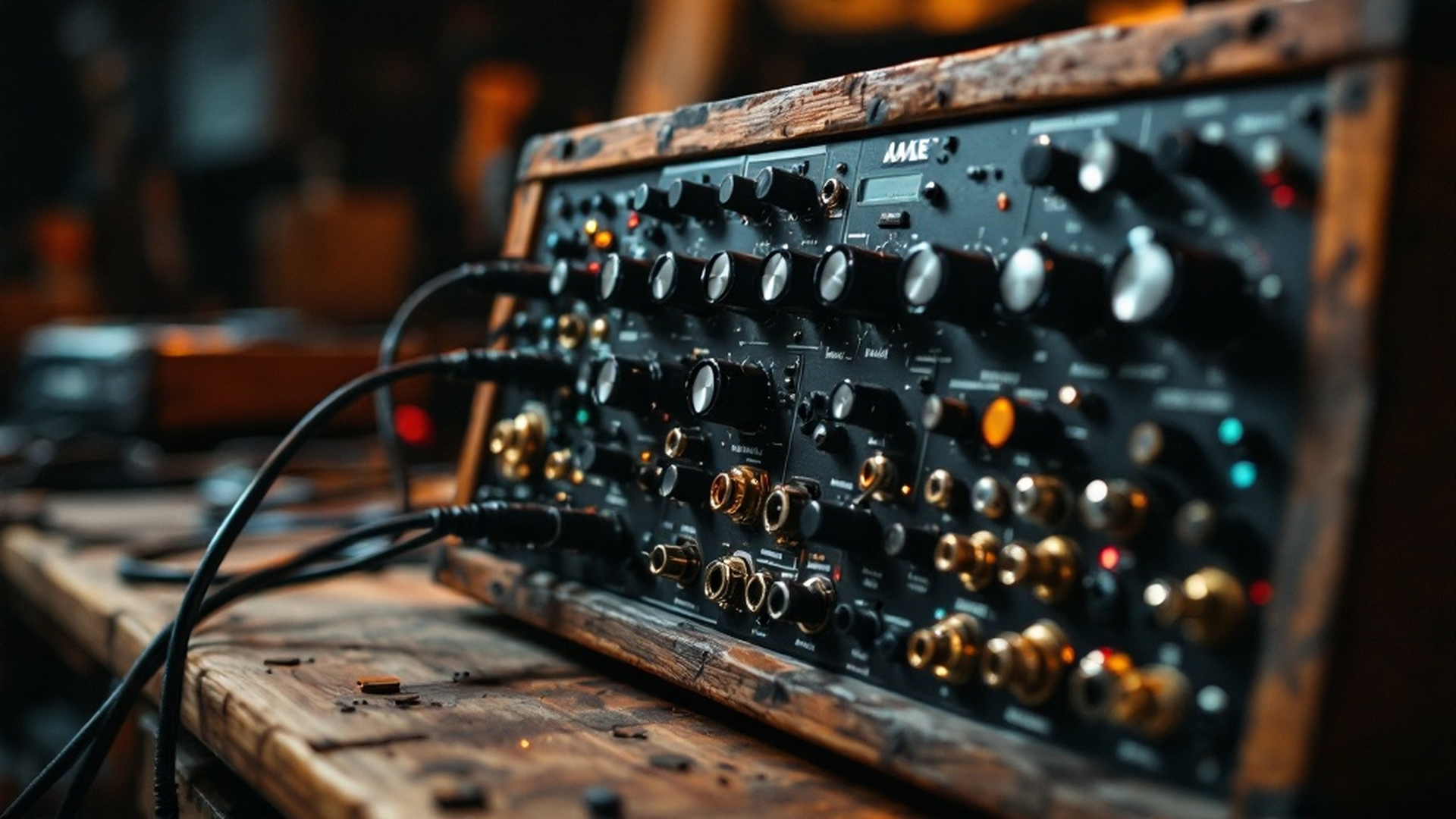 Patcha modular hook designer board with patch cables
